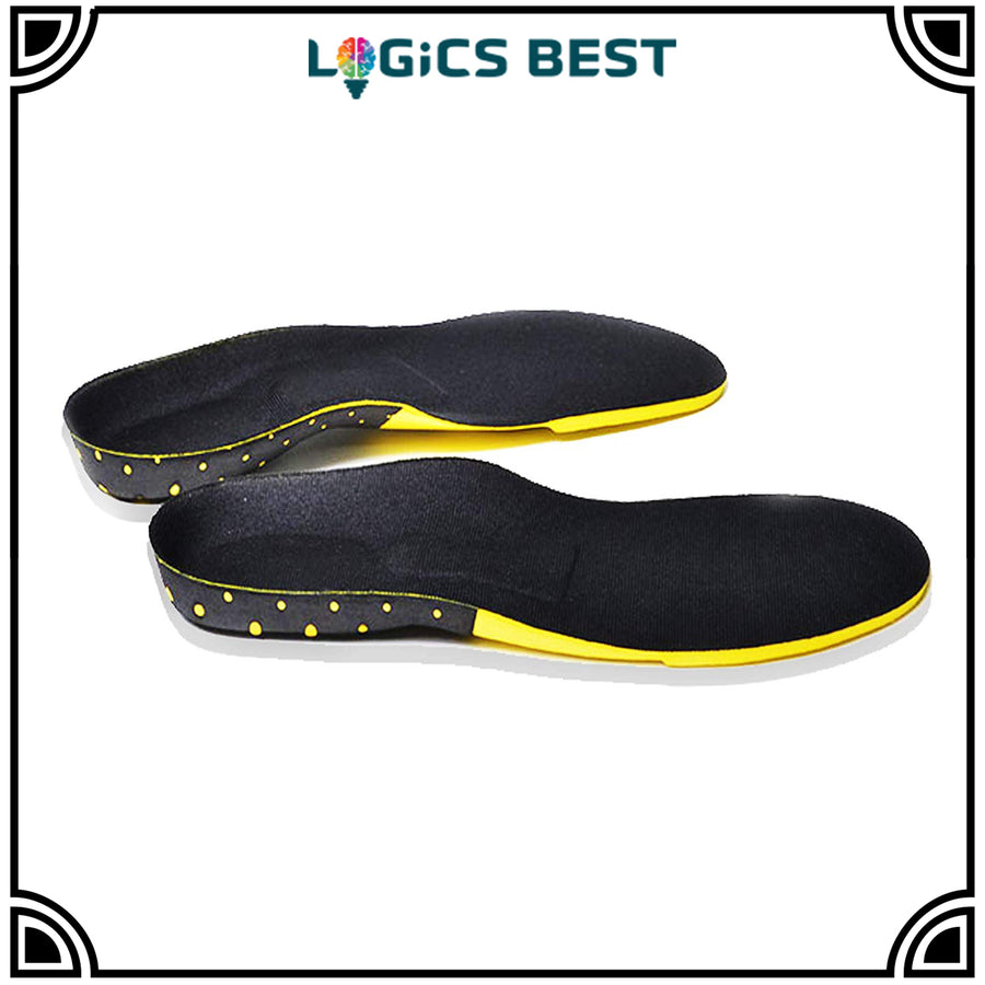 Plantar Fasciitis Flat Feet Insoles Arch Supports Orthotics Relieve High Arch, Foot, Heel Pain (US Mens 6.5-9 Womens 8-11.5)