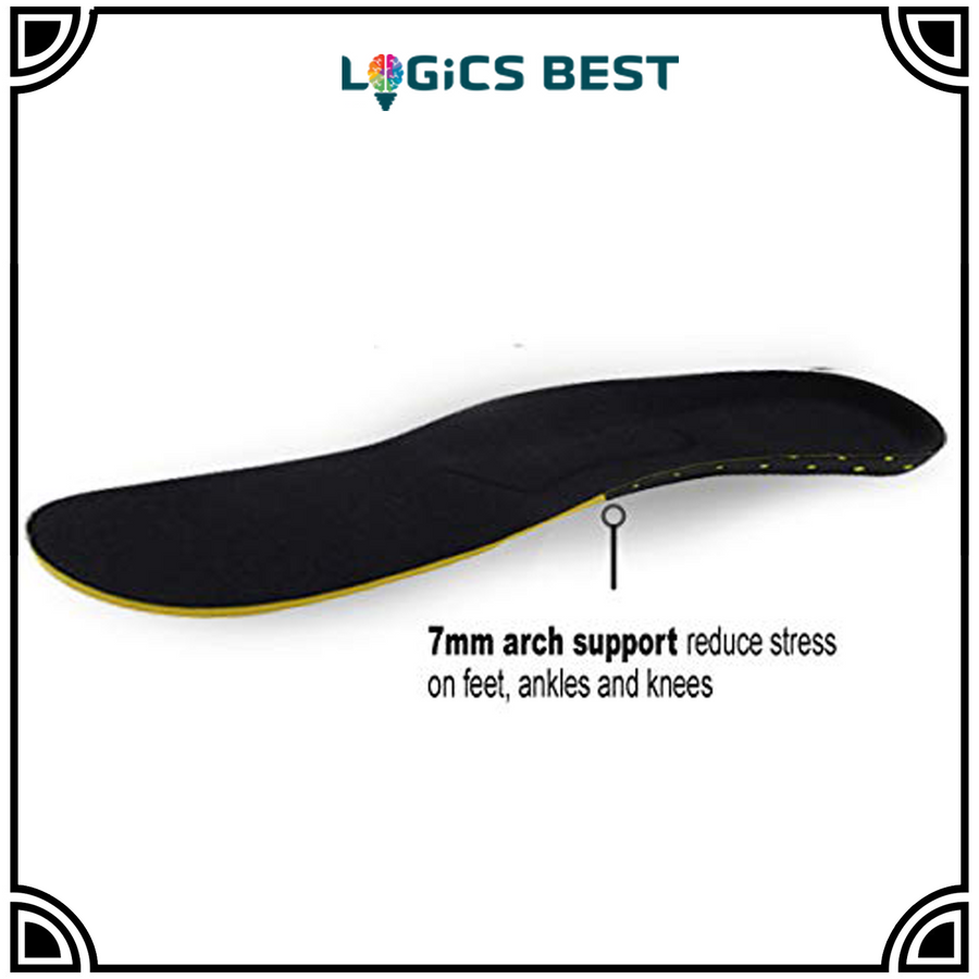 Plantar Fasciitis Flat Feet Insoles Arch Supports Orthotics Relieve High Arch, Foot, Heel Pain